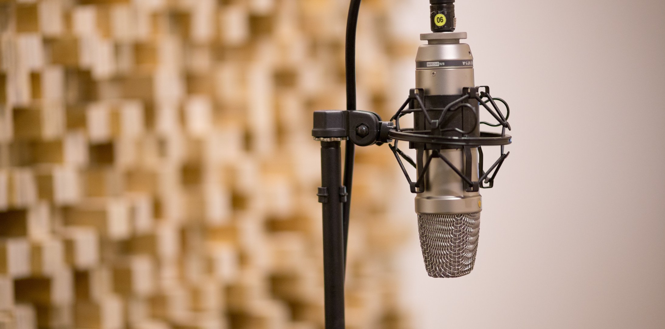 Microphone In Music Studio