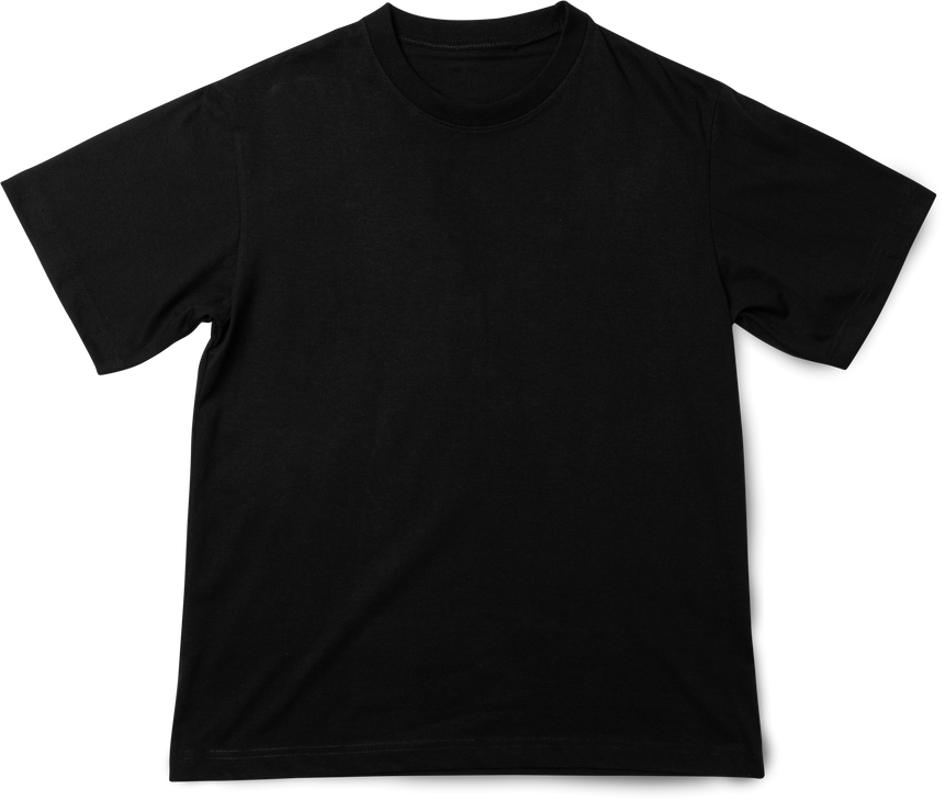 Black T shirt mockup, Realistic t-shirt